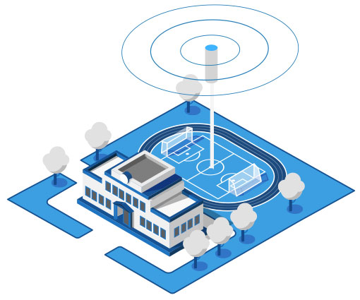 Reliable seamless high-bandwidth connectivity solutions for colleges and universities
