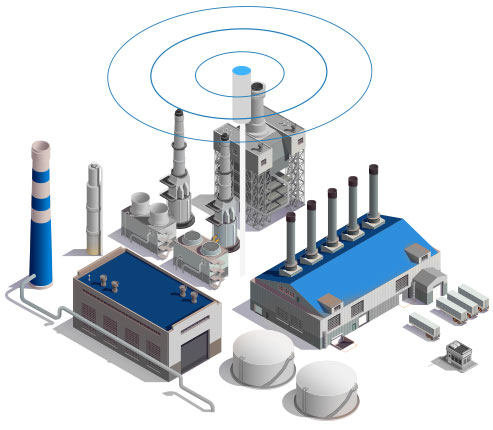 Cellular Infrastructure for factories, industry and manufacturing